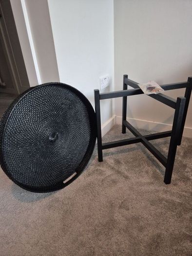 Rattan side/ tray table