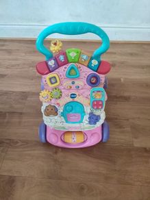 VTech Baby First Steps Baby Walker Pink