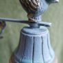 CAST IRON Wall Mount Hummingbird Welcome Bell Rustic Farm/Garden/Patio Door Decor Image 4