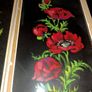 Pair of Roses oil painting on canvas 1964 Image 3