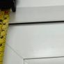 White PVC triple glazed glass door Image 2
