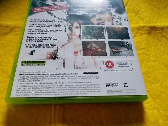 Silent Hill 4 The room Xbox Original Games Original