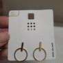 Gold plated earrings from SIX Image 3