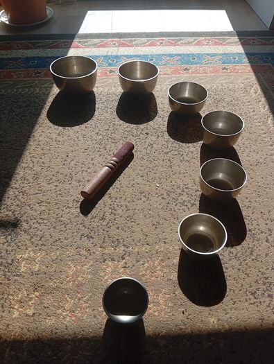 7 meditation bowl set