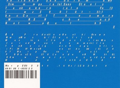 autechre  -  quaristice      CD