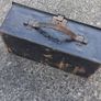 Vintage Black Metal Carry Case(Probably WW11) Image 9