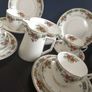 Fabulous George Proctor & Co. Gladstone China Tea for Four Teaset in a Fabulous Art Deco Period Design with Hand Painted Elements Image 4