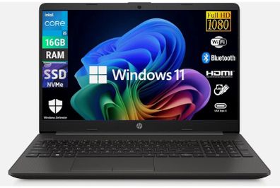 Hp 250 G9 Laptop 15.6" Fhd | Intel Core I5 12th Gen, 16gb Ram, 512gb Ssd