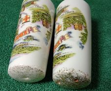 Vintage Irish Souvenir  Salt & Pepper Set