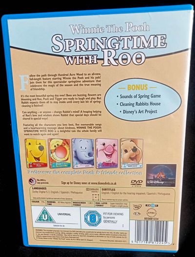 Walt Disney Presents 'Winnie The Pooh: Springtime With Roo' (2004) DVD