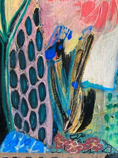 Framed Original Painting Contemporary Art  Irish Art Gift