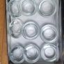 Glass Tea Light holders in a Teelings tin. Image 2