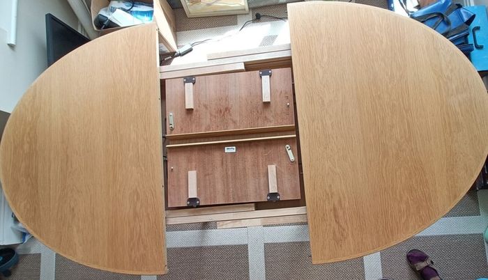 skovby extendable oval dining table