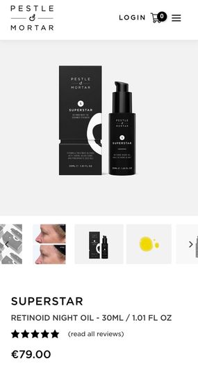 Pestle & Mortar Superstar Retinoid Night Oil