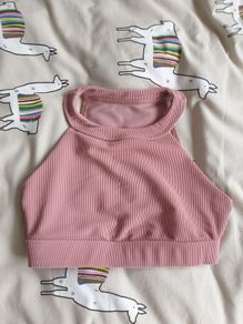 pink onzie yoga top