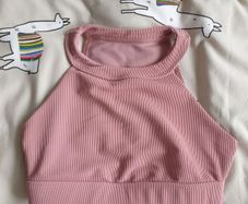 pink onzie yoga top
