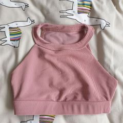 pink onzie yoga top