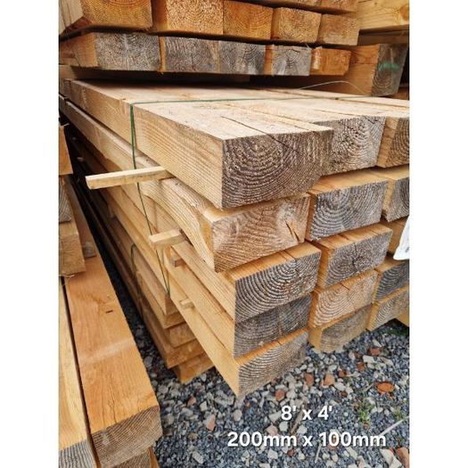 Douglas Fir & Larch Beams Raw State