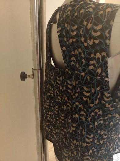 Brand new M&Co Turquoise/black top size UK20 EU48 Postage included