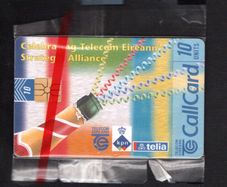 1997 Ireland 10 unit Telecom Eireann's Strategic Alliance with KPN/Telia (Gemplus GEM1) Call Card Mint in Packaging