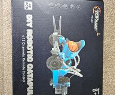 DIY robot Top Race RC Robotic Catapult, Build & Take Apart Ball Launcher Arm