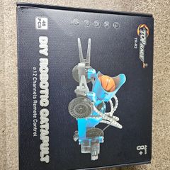 DIY robot Top Race RC Robotic Catapult, Build & Take Apart Ball Launcher Arm