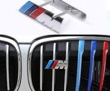 BMW M Power performance Mpower Car Front Grille Badge Emblems Stickers for BMW M M1 M3 M4 M5 M6 M7 X6 E46 E39 E90 E60 E36 F30 F10 E34 X5 E53 E30 F20 E92 E87