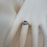 Diamond and Aquamarine Gold Ring Image 3
