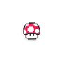 Mario Retro Sprite Glossy Stickers (Pack of 3) Image 4