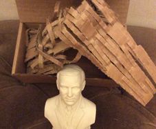 Commander In Chief Patrick Pearse. Easter Rising 1916. Hand Made Bust Made Of Gypsum Plaster. Retail At 36 Sterling Each.Offer Price 15 Euro Each..