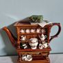 Rare Collectible Royal Albert 'Old Country Roses' Large Welsh Dresser Teapot by Cardew Design Image 2