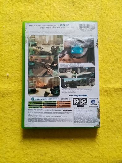 Ghost recon advanced Warfighter Xbox Original Pal version games Original