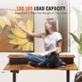 Height Adjustable Desk, 47.2" x 23.6" Electric Dual Monitor Riser Workstation, Whole Piece Desk Board Sit to Stand, 3-Key Modes Sturdy Dual Metal Image 6