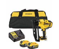 DeWalt 18v Brushless 16 Gauge 2nd Fix Nail Gun Kit - New