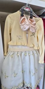 baby dress and shoes