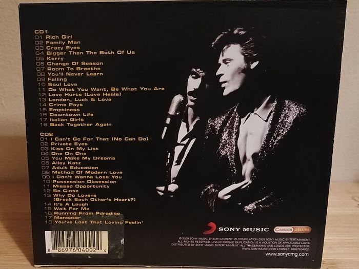 Daryl Hall & John Oates Private Eye's The Best of 2 CD Album