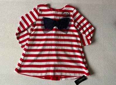 Girl's Red Stripe Bow Top | Size 5 years | Dunnes Stores
