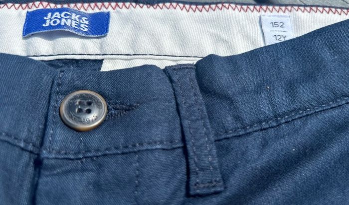 New Jack & Jones Navy Linen Blend Smart Trousers - Size 152cm / Age 12 yrs