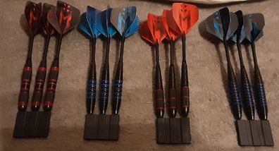 dart's, 21/22/23/&24 gram, tub 23c