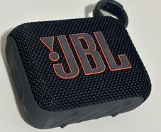 JBL GO4 Bluetooth Speaker, USB C Charging, IP67 Dustproof, Waterproof, App Compatible, Passive Radiator, Portable, Squad