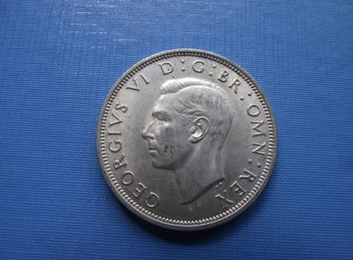 1940 Great Britain. George VI. Silver Half Crown. Superb Condition!