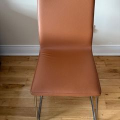 IKEA Chair 2pcs, chrome-plated/golden-brown