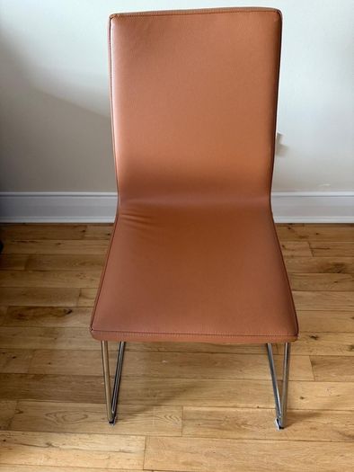 IKEA Chair 2pcs, chrome-plated/golden-brown