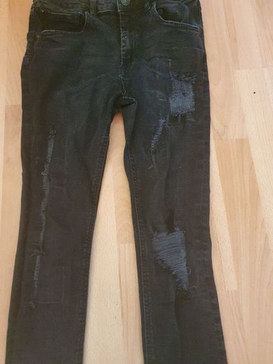 Jeans 2 Pair from River Island .. Age: 11 years ..  Colour: Black .. Now Reduced 10.00euro for Both