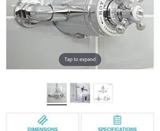 Pump shower valve + headand fittings
