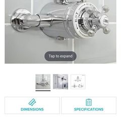 Pump shower valve + headand fittings