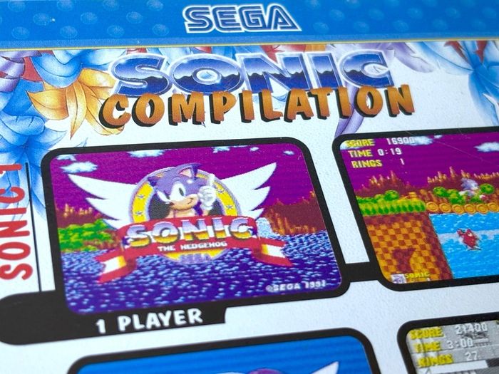 Sonic Compilation for Sega Mega Drive - Boxed and Minty