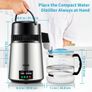 4L Water Distiller 1L/H Distilled Water Maker Timing & Temp Display Silver Image 4