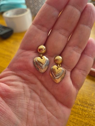 Vintage Heart Earrings
