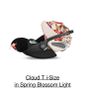 Cybex T Cloud Spring Blossom Light 0-24 car seat with bugaboo dragonfly adaptors. Image 10